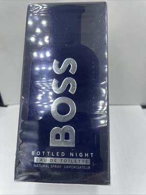 Boss Bottled Night by Hugo Boss, 3.3 oz/100 ml EDT Spray for Men NEW AND SEALED