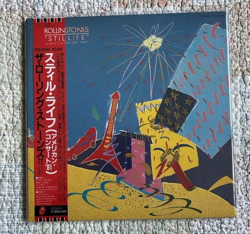 ROLLING STONES STILL LIFE ROLLING STONES ESS81502 JAPAN 1982 1ST PRESS LP EX/EX