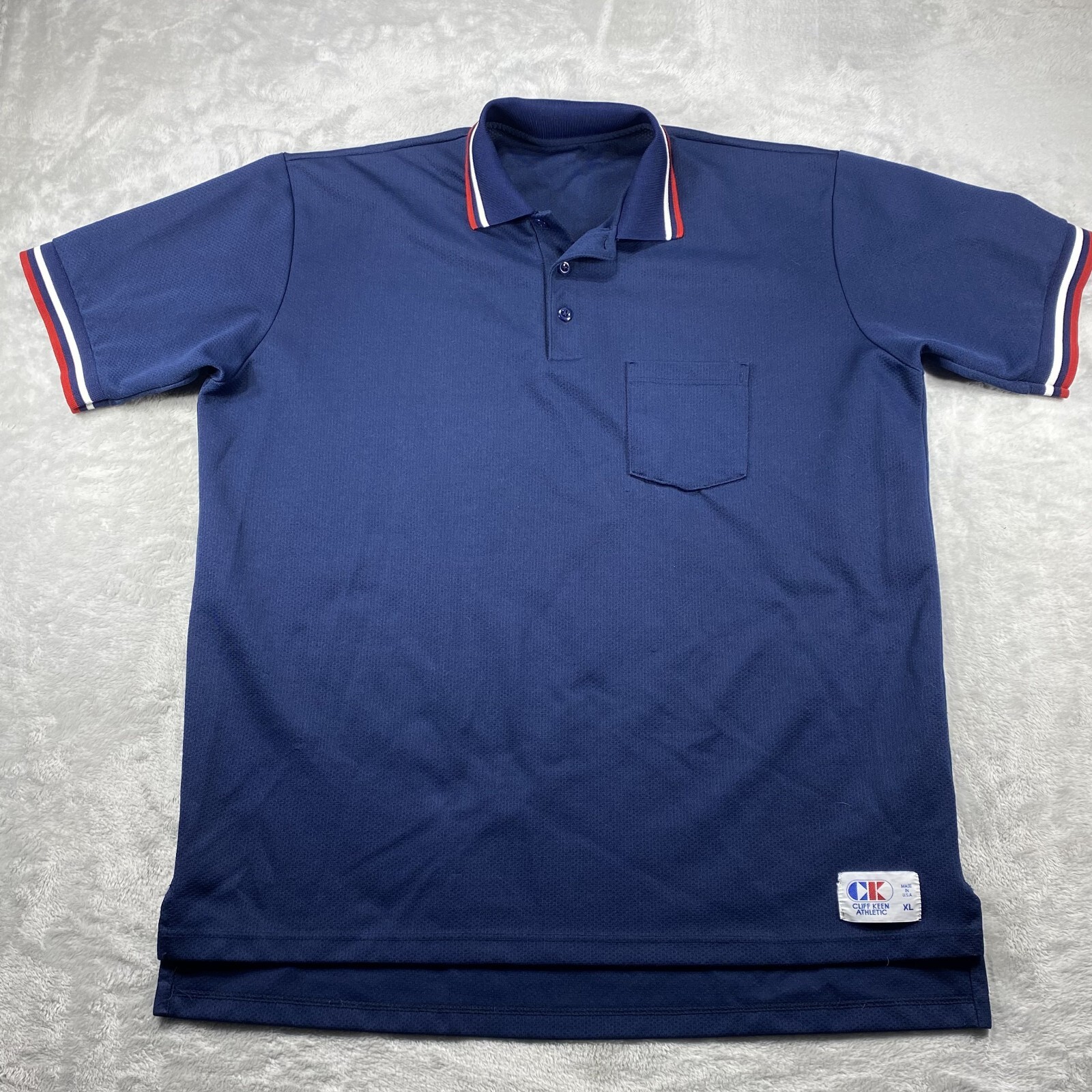 Polo Cliff Keen Athletic uomo XL arbitro baseball Little League scuola superiore