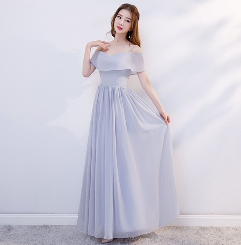 Women Fashion Long Maxi Cocktail Prom Bridesmaid Ball Gown Dress Evening Wedding - Picture 49 of 50