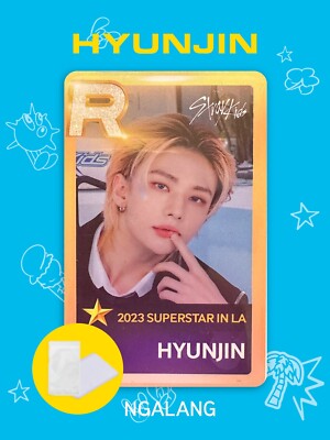 スキズ　SSJYP LA SUPERSTAR ロサンゼルス　ヒョンジン ⭐️ 2023 SUPERSTAR in LA STRAY KIDS HYUNJIN KCON Exclusive