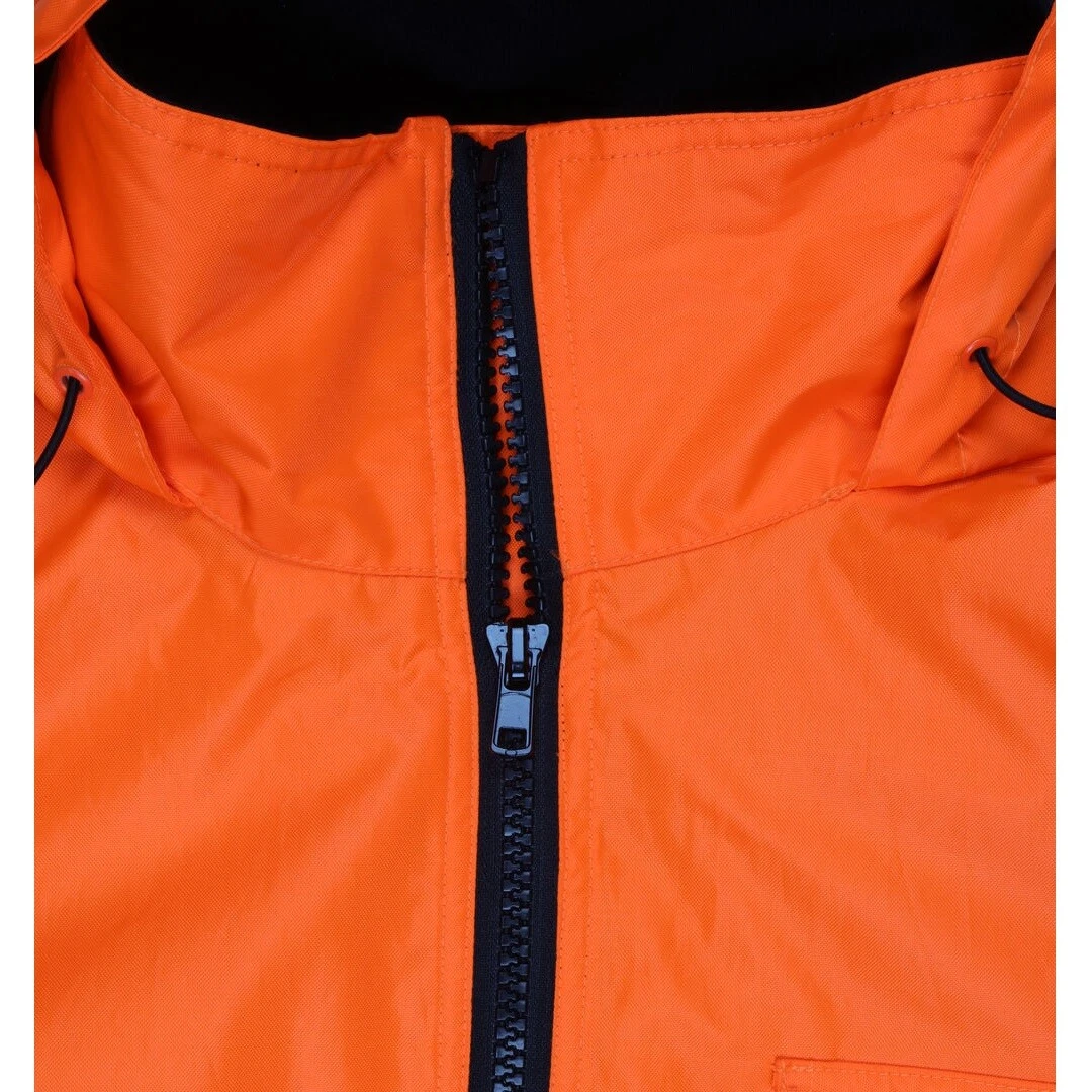 REFLECTIVE BOMBER JACKET HI-VIS ORANGE WATERPROOF MCR SAFETY CLASS 3 (SM - 5XL) - product detail image 8