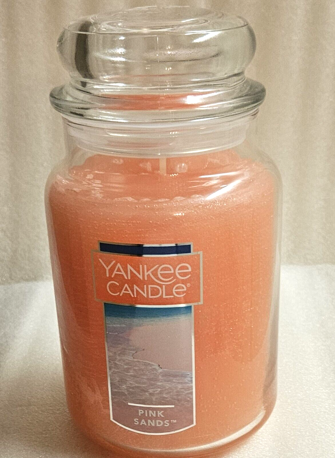 Yankee Candle Large Pink Sands Scented Single Wick Candle