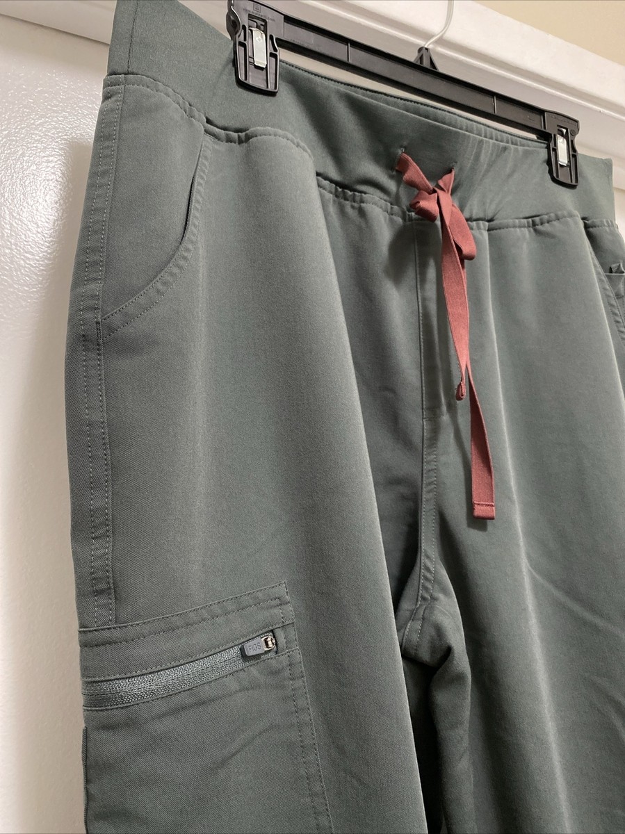 Figs Scrub Top & Bottom Set Cargo Technical Collection Unisex Jade