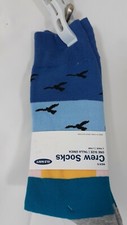 Old Navy Men's Crew Socks Sunset And Birds Multicolored OSFM