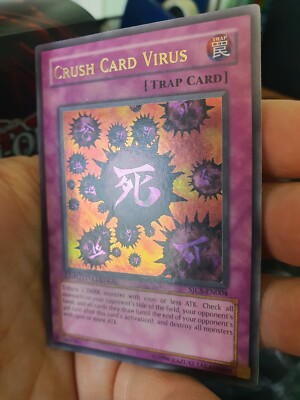 CRUSH CARD VIRUS - ULTRA - PRIZE CARD - SJCS-EN004 - LIMITED EDITION - YU  GI OH | eBay