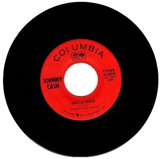 Johnny Cash Near Mint (NM or M -) Grading 45 RPM Speed Vinyl Records