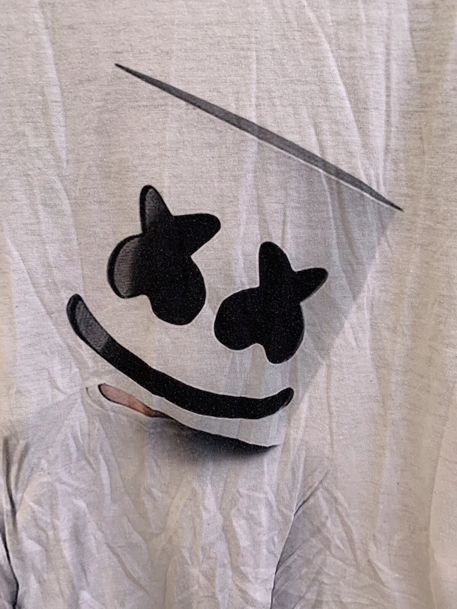 DJ Marshmello Head T Shirt Men s Size L Sublimated eBay