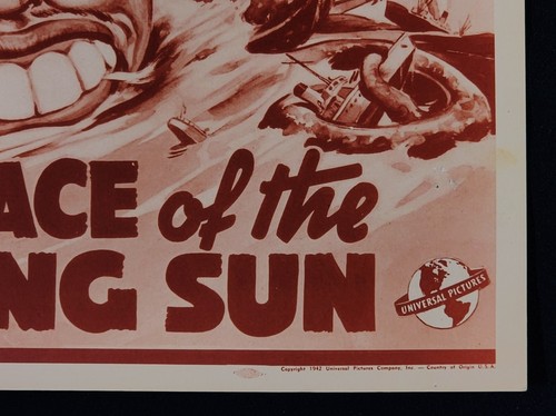 MENACE OF THE RISING SUN 1942 * WWII ANTI-JAPANESE WAR PROPAGANDA * LOBBY SET!! - Picture 8 of 15