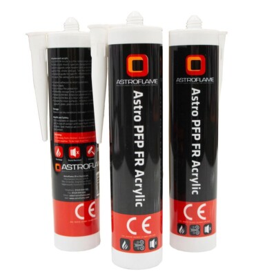 Astroflame Intumescent Acrylversiegelungsmittel 310ml Feuerversiegelungsmittel | Patronen - weiß