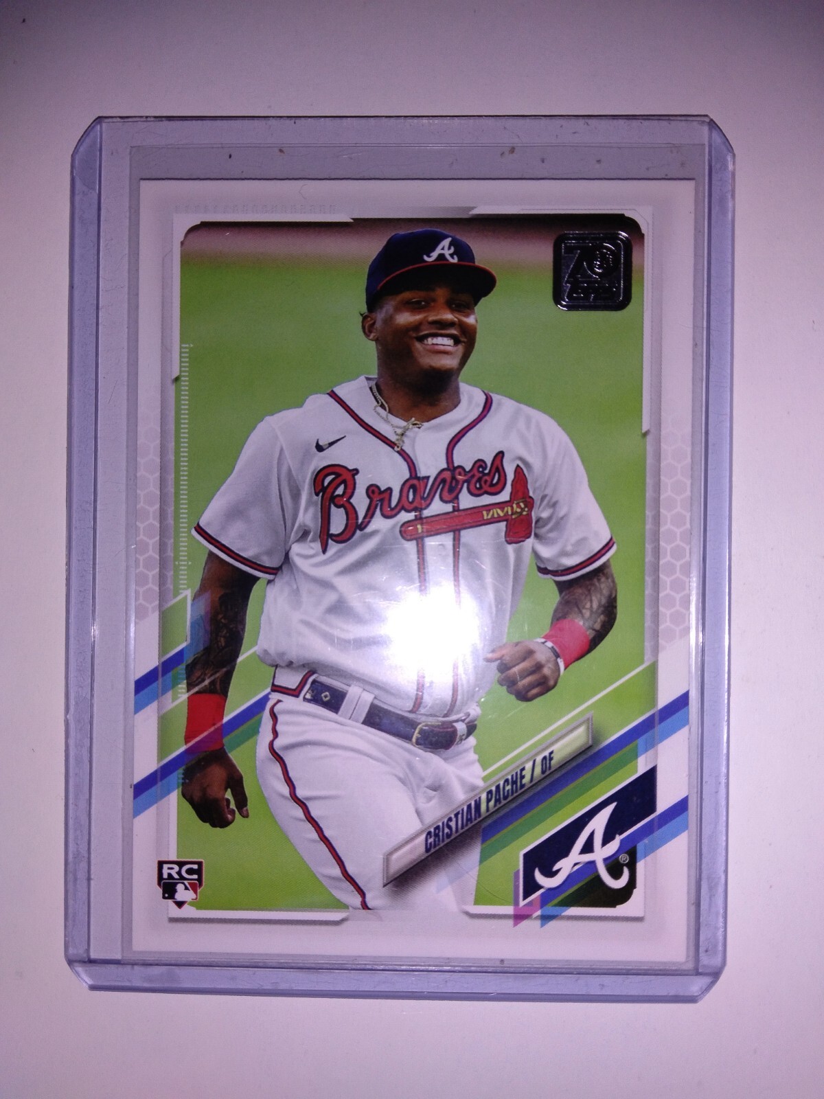 2021 Topps - Cristian Pache #187 Vertical, White Jersey (RC)
