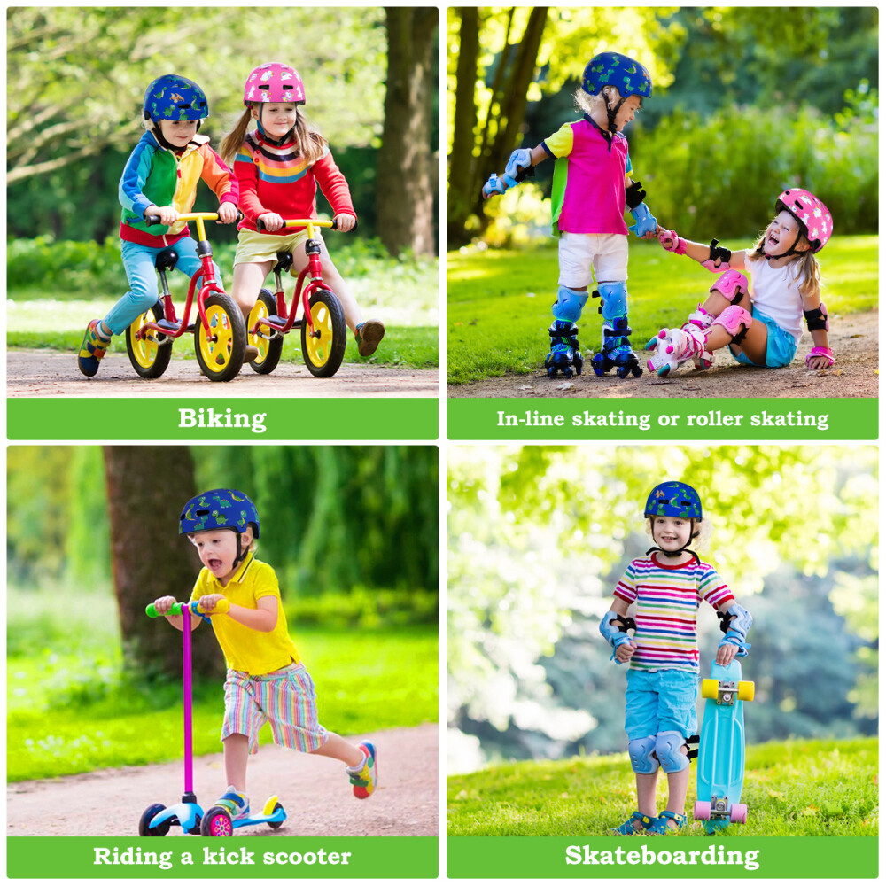 Kids Bike Helmet/Child Toddler Lightweight Safety Helmet Adjustable Size 19-21''