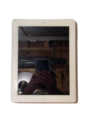 Apple iPad 4th Gen. 16GB, Wi-Fi + Cellular (Unlocked), A1459, 9.7in - White
