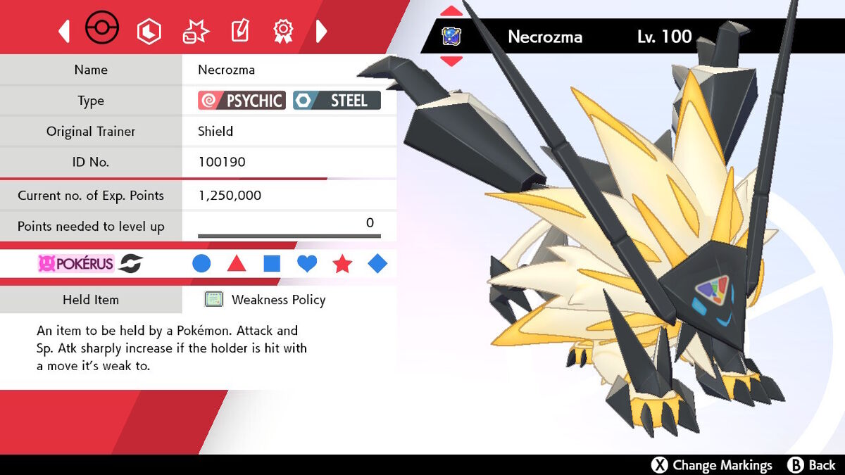 Pokemon 6799 Shiny Necrozma Dusk Mane Pokedex: Evolution, Moves, Location,  Stats