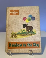 Rainbow in the Sky Book The Wonder-Wonder series Kids Sharp Young 1957 Vintage