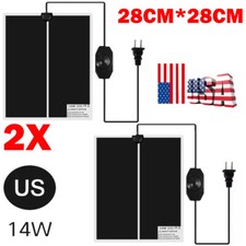 2x 14W 28 28CM Pet Reptile Heater Under Tank Heating Pad Aquarium Lizard Mat NEW