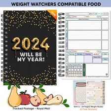 A5 food diary, WEIGHT WATCHERS, diet, journal, weight log, planner/WW/2024