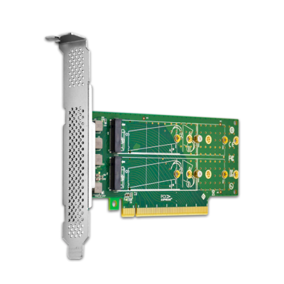 PCIe x16 to 4-Port M.2 NVMe SSD Adapter- Low Profile | eBay