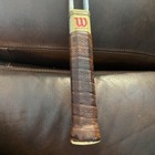 Vintage Wilson T 2000 steel racquet, 4 3/8, cover, strung, excellent condition — photo 9