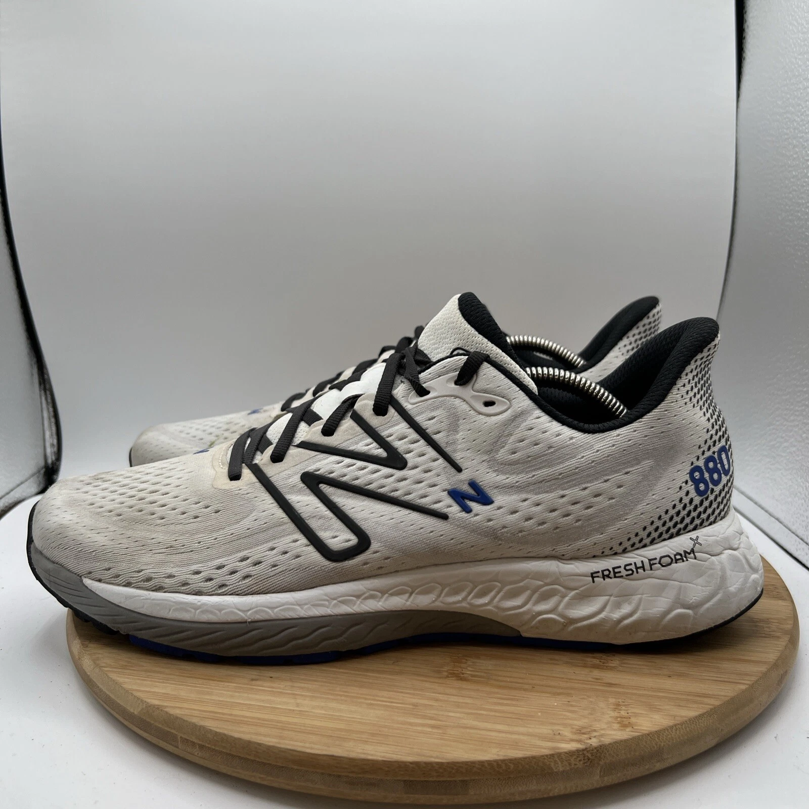 Scarpe da corsa sneakers New Balance uomo taglia 12 D FF X 880 V13 M880Z13 bianche