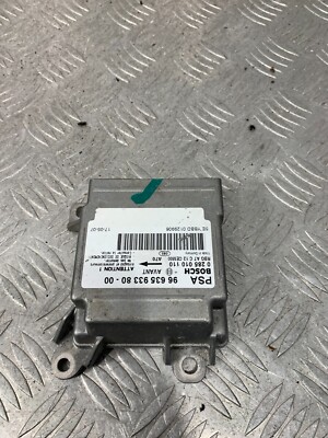Peugeot 207 SRS Steuergerät 9663593380-00 #2 Bj 2006