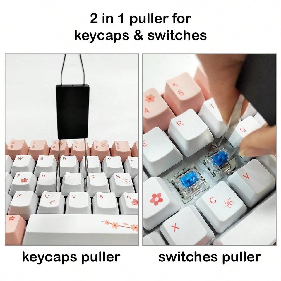 2 in 1 Keycap & Switch Puller Keyboards Key Cap Remover Tool Cleaning - Image 4 of 4