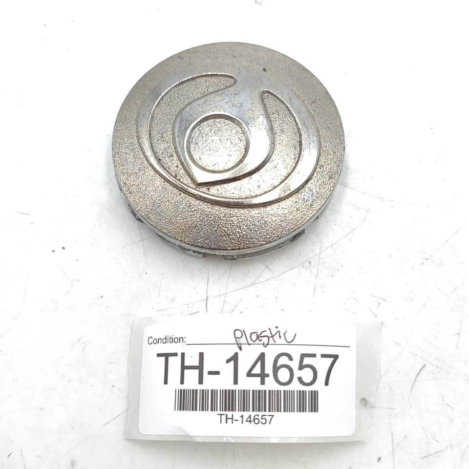 Conjunto de tapa central de rueda Mazda MX-6 y 626 plateado a presión (genuino OEM) Foto 2 de 4