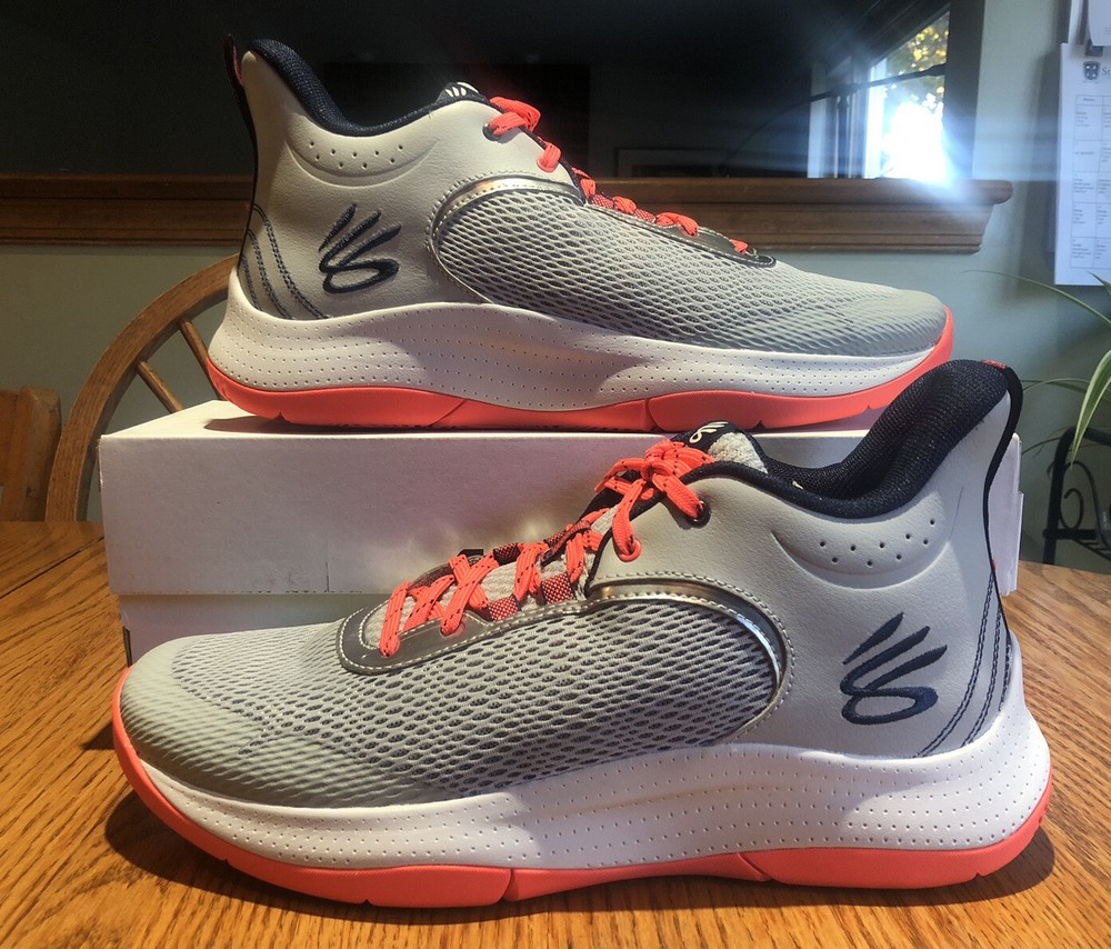 Under Armour Men’s Shoes Basketball Steph Curry 3Z6 3025090-101 Gray Size 11.5