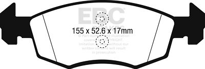 EBC Ultimax2 Front Brake Pads | 93-94 Chrysler Concorde 3.3
