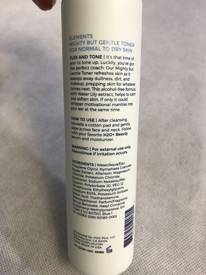 Tónico H2O Elements para piel normal a seca 6,7 OZ tónico poderoso pero suave revive Foto 3 de 4