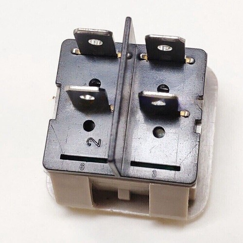 2PCS FOR PRONIC R2 Rocker Switch 15A 4 Feet Round Green Light Switch R21-22C-36 - Afbeelding 3 van 3