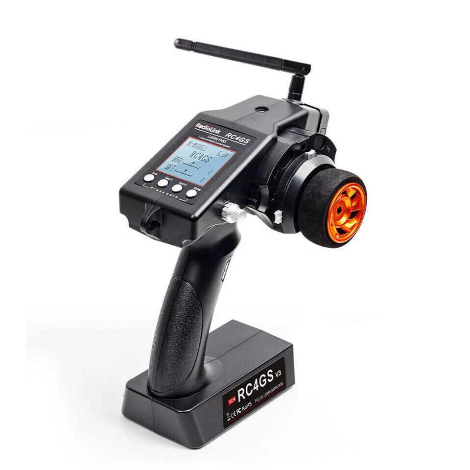 RadioLink RC4GS V3 2.4G 5CH Transmitter Remote Controller R6FG for RC Car Boat - Image 2 of 4
