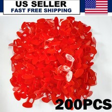 200pcs Pinless Chicken Peepers Pheasant Poultry Blinders Spectacles Eye No Fight