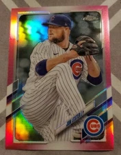 2021 Topps Chrome JON LESTER #13 PINK Parallel REFRACTOR SP Chicago Cubs