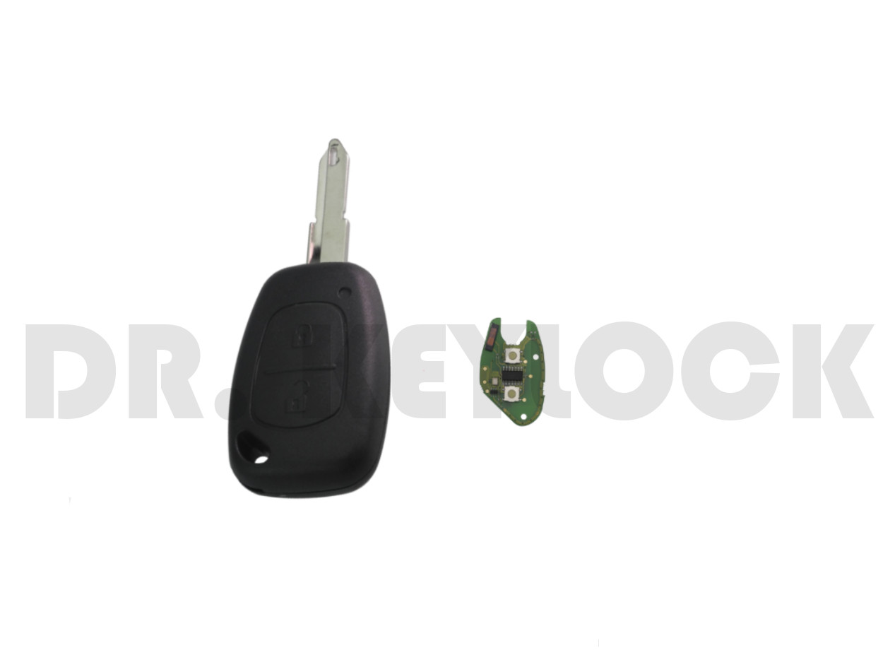 Chiave Key Telecomando 2 Tasti per Opel Vivaro Movano Renault Trafic 433
