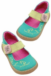 Nib Livie Luca Shoes Carta Cotton Bunny Rabbit Blue Lime Green 11 Ebay