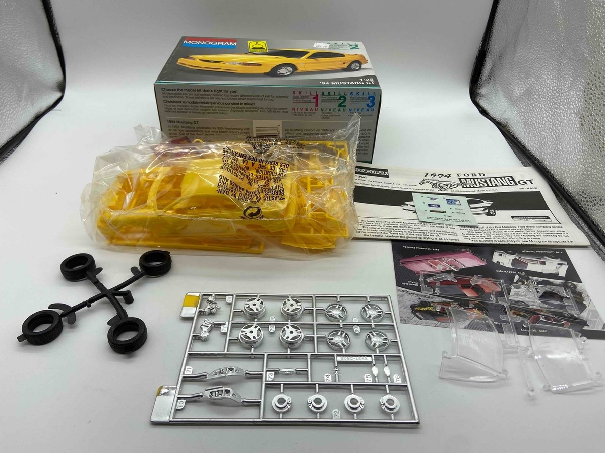 monogram 1/25 1994 ford mustang GT 完成品 1994 Monogram 1/25 '94 Mustang GT Open Complete #2967 | eBay