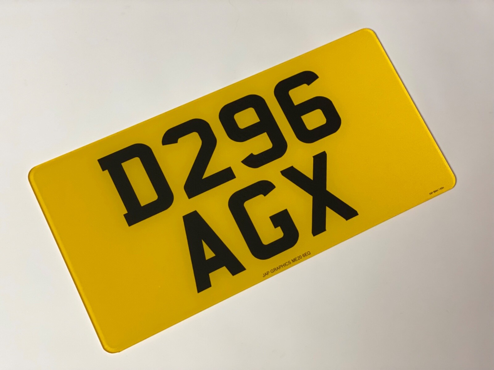 Rear 13 X 6.5 road legal Japanese Import Number Plate 100% MOT ...