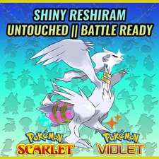 ✨ SHINY RESHIRAM ⚡INDIGO DISK⚡ UNTOUCHED | BATTLE READY POKEMON SCARLET VIOLET ⚡