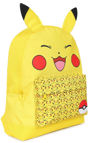 Sac à Dos Scolaire Pokemon Avec Trousse - Motif Pikachu - Taille Moyenne - Neuf Avec étiquettes