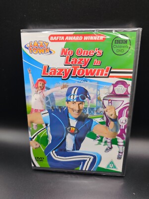 Lazytown No One's Lazy In Lazytown DVD NEW Sealed UK Version Lazy
