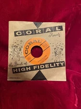 FOUR KNIGHTS-O' FALLING STAR #62045 CORAL 1958 POP 45RPM. EX vinyl w/orig sleeve