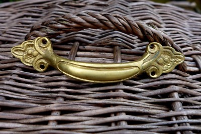 Vintage Messing Zug Ziergriff, perfekt für Restaurationsprojekt 20-08