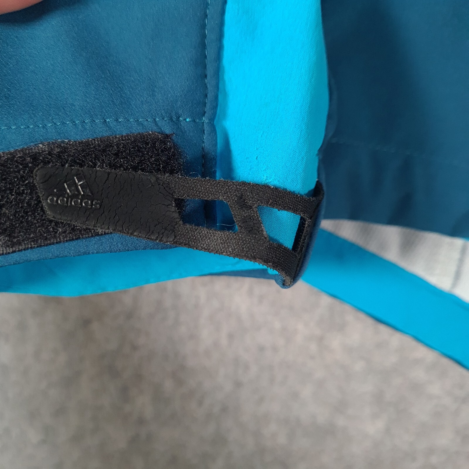 Adidas Jacket Mens 38 Blue Orange Formotion Spell Out Logo 3 Stripes Casual thumbnail 9