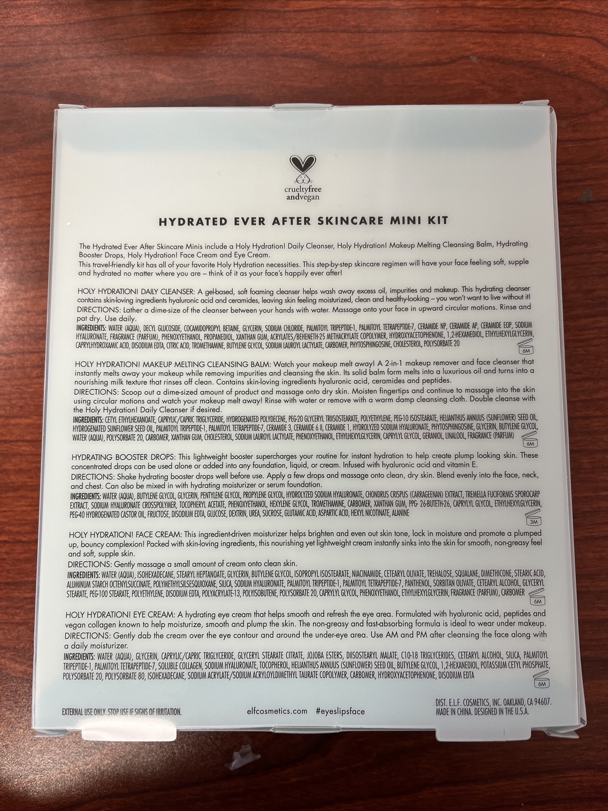 Elf Hydrated Ever After Skincare Mini Kit, 5 Piece, Holy Hydration