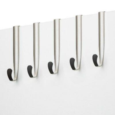Umbra Schnook Steel Over-the-Door Multi-Hook, 5-Hook