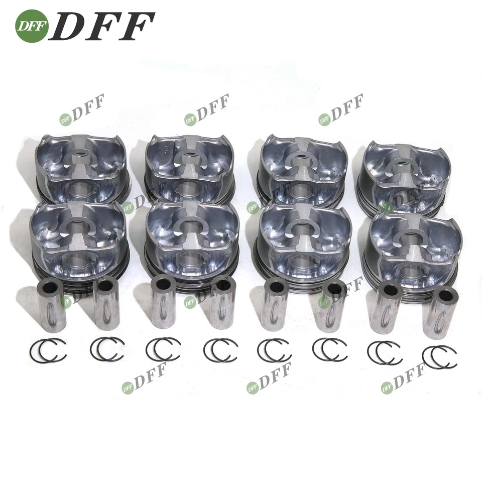 Juego de 8 pistones y anillos STD para Mercedes-Benz E63 G63 S63 AMG W212 W463 5,5 L M157 Foto 3 de 4