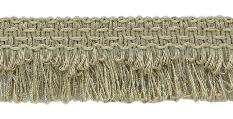 Scallop Loop Fringe, Color# A10 - Sandstone Beige [Sold By The Yard]