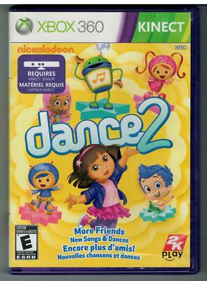 Nickelodeon DANCE 2 Kinect Xbox 360 game Microsoft xbox360