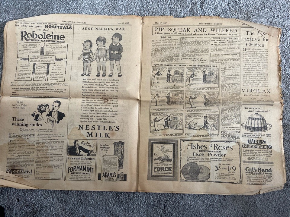 Daily Mail Newspaper 17 March 1927 Issue 7,283 Original Vintage eBay